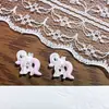 Accesorios Populares para Uñas de Dibujos Animados My Little Pony Hielo Transparente Lindos Unicornios Arcoíris 3D Decoraciones de Resina para Uñas Desgastables
