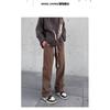 Pantalones Casuales Rectos para Hombre Primavera y Otoño Pantalones Deportivos Largos Estilo Americano Marca de Moda Pantalones Holgados de Pierna Ancha para Estudiantes
