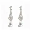 Brincos pendentes de pérolas de prata estilo corte retrô francês, um toque de luxo e sofisticação, design versátil