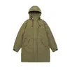 Yidao Vintage 2025 Invierno Nuevo Estilo Americano Juvenil Exterior Longitud Media con Capucha 90 Relleno de Plumón de Pato Blanco Chaqueta