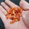 Cuentas de jade Xinjiang Hotan jade seda dorada cuentas de jade naranja cuentas de bricolaje pulsera collar cuentas tejidas