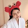 Diadema de Cangrejo de Celebridad de Internet Felpa Dibujo Animado Animal Accesorios para el Cabello ins Estilo Coreano Diadema para Mujer Sencillo Lindo Tocado Estilo Femenino