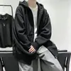 Sudadera con capucha de estilo coreano de moda, nueva para Primavera Otoño 2026, holgada, casual, de color liso, prenda exterior, venta al por mayor, cárdigan