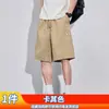 Emperador Inglés Paul Pantalones Cortos de Verano Finos Transpirables Sueltos de Algodón Puro Moda Versátil Casual Modernos para Hombre