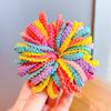 Cuerda para el cabello de niños no daña el cabello alta elasticidad pequeña banda de goma niñas banda de goma para el cabello bebé alto valor de color cuerda para el cabello anillo para el cabello