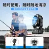 Ventilador Recargable Estilo Camping al Aire Libre Personalizado por el Fabricante con Alta Potencia de Viento y Larga Duración de Batería Recargable por USB Ventilador Eléctrico Silencioso con Oscilación