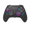 Controle de Jogo para PS5 do Fabricante com Luzes RGB, Efeito Hall Duplo, Controle Bluetooth Sem Fio para PS5, Sensor de Movimento com Vibração de Seis Eixos