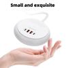 Regleta Cargador Nueva Pd Transfronteriza con Botón Luminoso Doble C+2Usb Múltiples Puertos Inteligente Multifunción