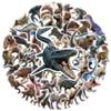50 Folhas de Adesivos Graffiti de Dinossauros Jurássicos para Decorar Caderno Copo de Água Caixa de Armazenamento Patinete Adesivos Impermeáveis Personalizados