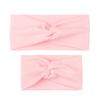 Diadema de Color Sólido con Rayas Cruzadas para Padres e Hijos de Verano Europea y Americana, Diadema Nudosa Accesorio para el Cabello Set de Dos Piezas para Niñas, Pinza para el Cabello de Verano