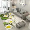 Nueva alfombra de suelo de terciopelo de cristal con diseño floral chino, resistente a la suciedad, resistente al desgaste, fácil de mantener, adecuada para la sala de estar y el área de la mesa de centro, directo del fabricante