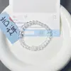 Pulsera de Cristal Rosa Transparente Natural con Diseño de Flor de Durazno, Estilo Dulce y Fresco de Nicho, Regalo para Mejores Amigas, Estudiantes, Venta al por Mayor