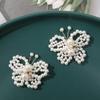 Cuentas de Arroz Dulce de Perla Japonesas y Coreanas Tamaño Pequeño Mariposa DIY Hecho a Mano Trenzado con Cuentas Horquilla para el Cabello Accesorios para el Cabello Material para Aretes al Mayoreo