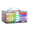 Beneficios exclusivos para miembros de tienda - Marcadores acrílicos líquidos directos Marley, 60 colores, especialmente diseñados para estudiantes de arte, lavables