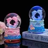 Isla Estrellada Mar Bola de Cristal Brillante Caja de Música de Dibujos Animados para Niños - Un Regalo de Cumpleaños para Niños y Niñas, Manualidad para Estudiantes