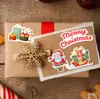 100 Adesivos de Natal para Amazon Transfronteiriço, Garrafas de Água, Laptops, Presentes de Natal, Decorações de Festa e Cadernos