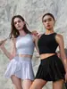 Novo Colete Esportivo Feminino Fitness Copo Fixo Integrado Senso de Alto Nível Uso Externo Treinamento À Prova de Choque de Alta Resistência Colete de Yoga