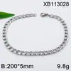 Collar de Acero de Titanio Eslabón Cubano para Hombre Estilo Hip Hop Europeo Americano Multicapa Apilable Estilo Pareja Joyería Moderna Versátil
