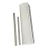 Funda para Cortina Shangri-La Fórmula Acero Barra Inferior Insertar Funda para Cortina Gasa Suave Insertar Decoración para Ventana Acero Cuadrado Barra Redonda de Aluminio