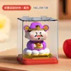 Figura de Gato de la Fortuna Moderna con Energía Solar, Mascota de la Fortuna que Mueve la Mano Automáticamente, Decoración para Coche, Regalo de Apertura Transfronterizo