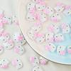 Bolsa mixta de accesorios de resina DIY, accesorios crema mixtos hechos a mano, accesorios de resina para funda de teléfono de dibujos animados para niños