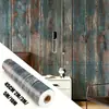 Papel de Parede Estilo Étnico Personalizado Adesivos de Parede à Prova d'Água Adesivos para Reforma de Móveis Papel de Parede para Decoração de Parede com Fundo de Madeira