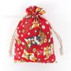 Bolsita de tela de algodón impresa estilo japonés personalizada para dulces, aromaterapia, joyería, embalaje a prueba de polvo, regalo