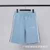 Atacado marca da moda palm angel casal shorts esportivos casuais masculinos e femininos cordão reto elástico calças high street