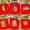 Pegatina para teléfono móvil de oro puro 999, temática de princesa, para la riqueza y la prosperidad, regalo de bolsa de la fortuna, directo del fabricante