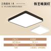 Fabricantes de la antigua ciudad de Zhongshan, Guangdong, lámparas de techo LED muy simples y modernas para balcón, dormitorio, sala de estar rectangular