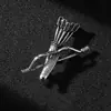 Accesorios de Pin de Corona de Traje de Moda Personalizado Broche de Diamantes Completos Dibujos Animados Timón de Vela Águila Tendencia