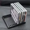 Caixa Organizadora de Armazenamento para Álbuns de Música em CD Rack Organizador Pode Conter 12 Compartimentos Organizador de Álbuns de Música Rack de Exibição