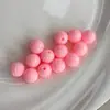 Contas de PS cor sólida 10MM formato abóbora furo reto para ensartar bead diy corrente para celular colar acessórios de cabelo enfeites pulseira acessórios materiais