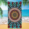 Toalla de playa de microfibra con mandala, bestseller transfronterizo de Amazon, toalla impresa digitalmente, toalla de baño para la playa, toalla de secado rápido