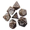 Dados Acrílicos Patrón Dragón Sombra Patente Dados Digitales Dnd Juego de 7 Piezas Juego de Grupo en Carrera Dados Transfronterizos