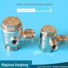Válvula de Retenção de Latão para Compressor de Ar, Válvula de Retenção de Cobre Niquelado, Válvula de Retenção com Rosca Interna e Externa para Comércio de Exportação, Gama Completa de Especificações