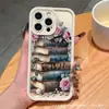 Estantería Retro Adecuada para Funda Protectora de iPhone Apple 11/12/13/14 Pro/15/16 Funda para Teléfono Móvil 78