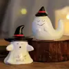 Nuevo producto transfronterizo: Decoraciones de Halloween, adornos de resina de fantasmas lindos estilo INS, pequeños regalos para fiestas de Halloween