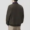 Outono de 2026 Novo Estilo Japonês Masculino Manga Longa Casual Caimento Solto Versátil Peça Externa com Design Falso de Duas Peças e Lapela Patchwork