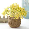 Flores Artificiais, Flores Falsas, Decoração de Sala de Estar para Casa, Enfeites Artificiais, Buquê de Gipsofila, Arte Floral para Casamento
