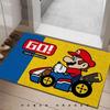 Tapete de Piso Mario Puerta de Entrada Dibujos Animados Entrada Ins Viento Bucle de Seda Super Mary Tapete para Pies Puerta Alfombra de Bobina