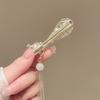 Pasador de Pipa de Flor Estilo Antiguo, Pinza Femenina para Flequillo, Pinza Lateral, Pasador Popular, Tocado Dinastía Han, Pinza de Pato de Moda