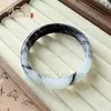 Pulsera de Material de Semilla Azul y Blanco de Jade Hetiano Imitación Pulsera de Material de Semilla de Jade Hetiano Pulsera de Vidrio Artístico Azul y Blanco de Jade