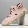 Botas Martin de Gran Tamaño Forradas de Lana para Otoño e Invierno Transfronterizas, Zapatos de Algodón Cálidos para Hombre Estilo Pulpo de Gran Tamaño, Zapatos Deportivos Casuales de Caña Alta para Hombre