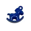 Contas Coloridas de Cavalo de Balanço Laqueadas em Acrílico Feitas à Mão DIY Para Carro Pendente Corrente de Celular Acessórios Materiais Atacado