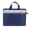 Bolsa para documentos A4 Bolsa de exposição portátil Bolsa para documentos em tecido Oxford Pasta de conferência LOGO personalizado Bolsa para documentos horizontal
