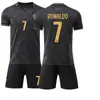 A25-26 Uniforme de Fútbol No.. 7 Camiseta Conmemorativa Nuevo Traje Negro Portugués Ronaldo Edición Especial Ropa Deportiva Transpirable