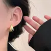 Brincos de Pérola para Mulheres, Brincos de Nicho Estilo Ins, Brincos de Argola, Luxo Leve, Sensação de Alto Padrão, Brincos Versáteis de Celebridade da Internet, Agulha de Prata 925 Atacado