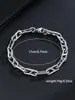 Izquierda Nuevo Estilo Pulsera de Cadena Hecha a Mano para Hombre Joyería Versátil Venta al por Mayor Simple Lujo Ligero Regalo Accesorios Personalizados
