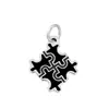 2025 Acero Inoxidable DIY Serie de Dibujos Animados Lindos Collar con Colgante de Anillo Abierto Protección del Color Encantos para Familiares Femeninos